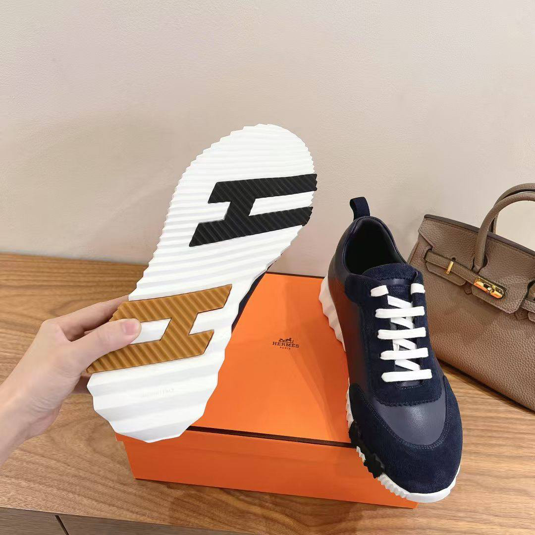 МУЖСКИЕ КРОССОВКИ HERMES детальное фото