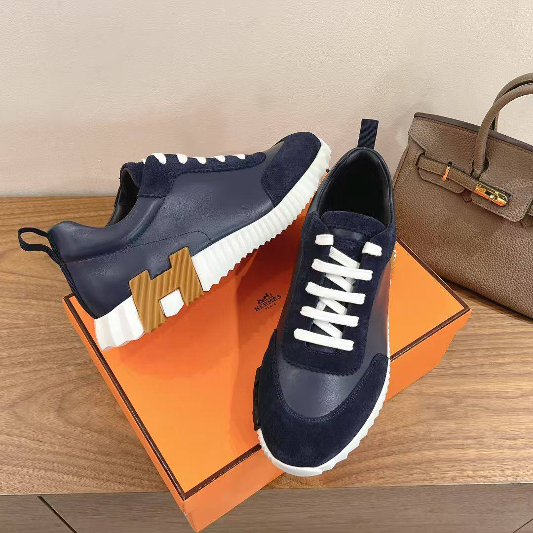 МУЖСКИЕ КРОССОВКИ HERMES детальное фото