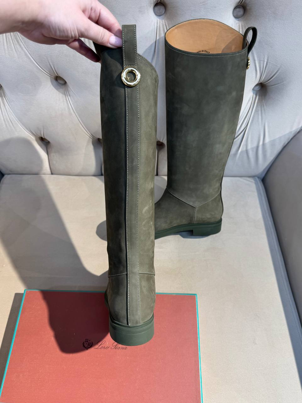 САПОГИ LORO PIANA детальное фото